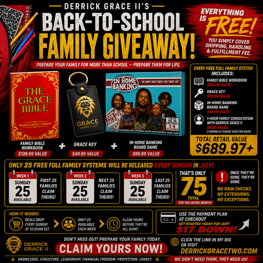 BACK TO SCHOOL GIVEAWAY - Full Family System (Next 25 Are Free)